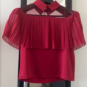 Red blouse